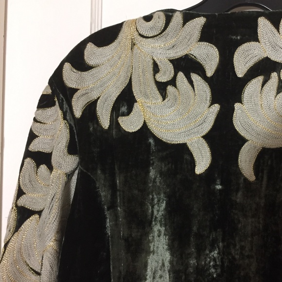 TRADED: Movin On Up Velvet Jacket -“Olive” - Picture 9 of 16